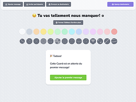 Capture d'écran theme carte virtuelle