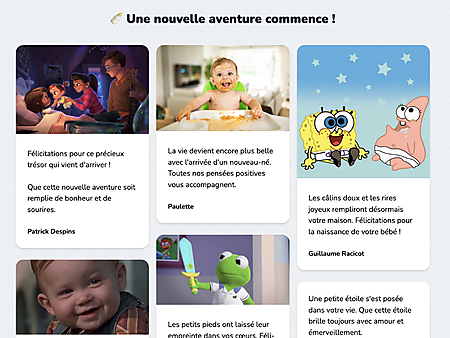 Capture d'écran carte virtuelle avec messages